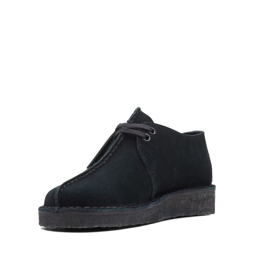 Clarks Womens Desert Trek Black Shoes (NWT) - Picture 4 of 6